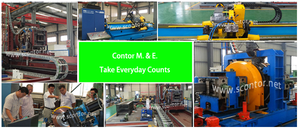 CNC steel pipe cutting machine