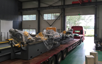 Steel tube and pipe cutoff machine