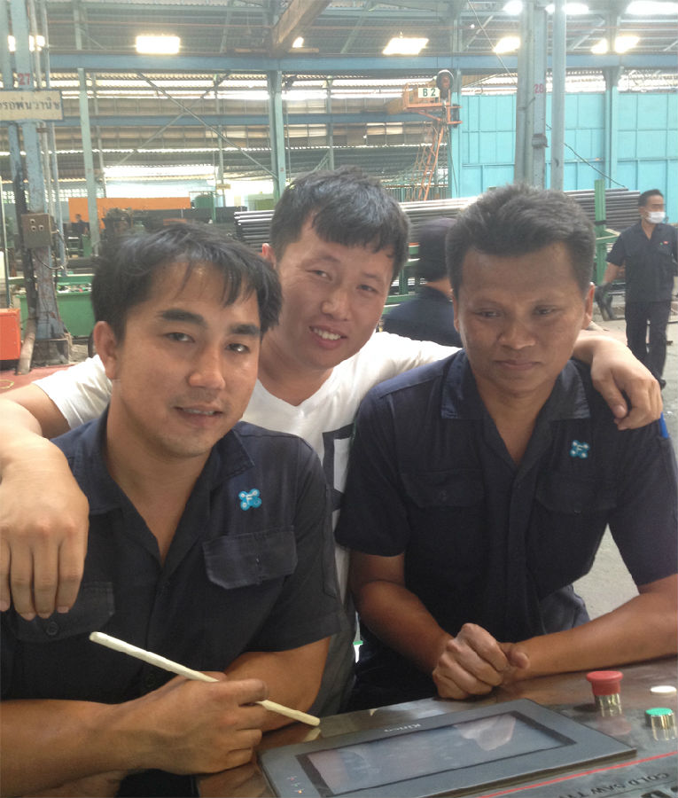 steel tube and pipe cutting machine