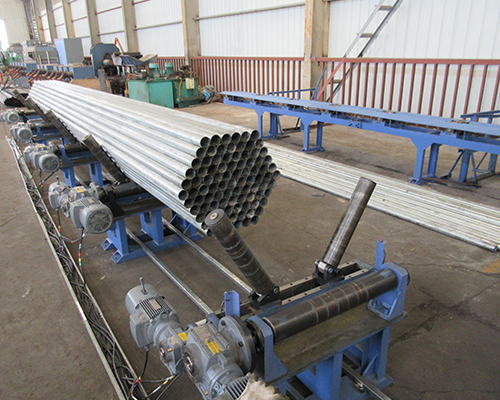 steel tube palletizing