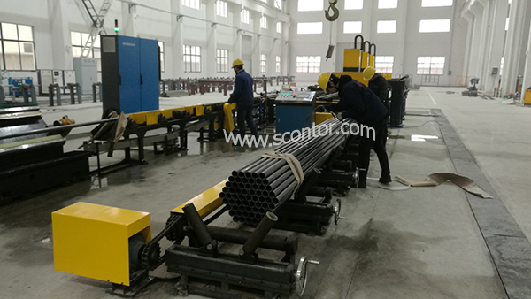 Automatic steel pipe baler Automatic steel pipe baler