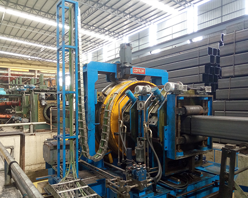 large pipe wall thickness sawing