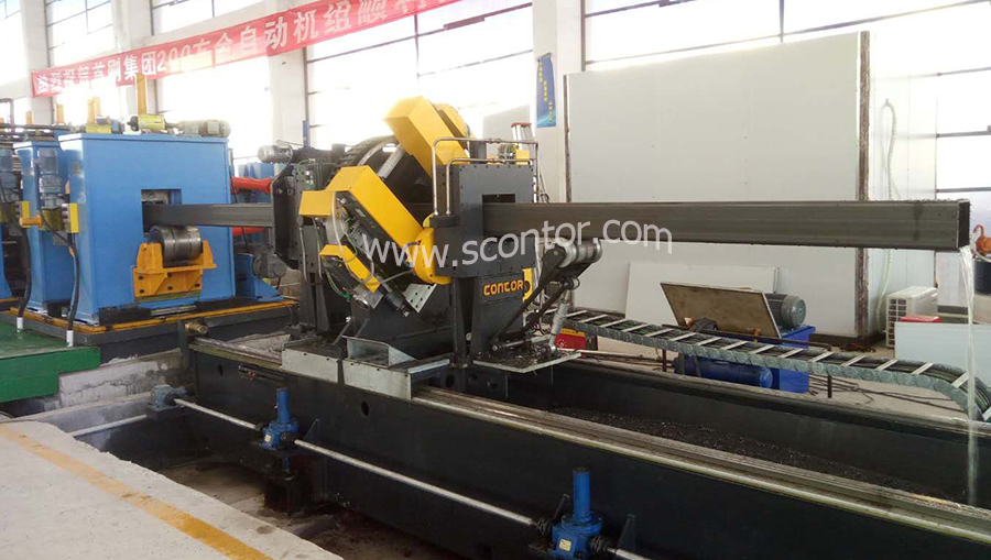 big size pipe flying saw