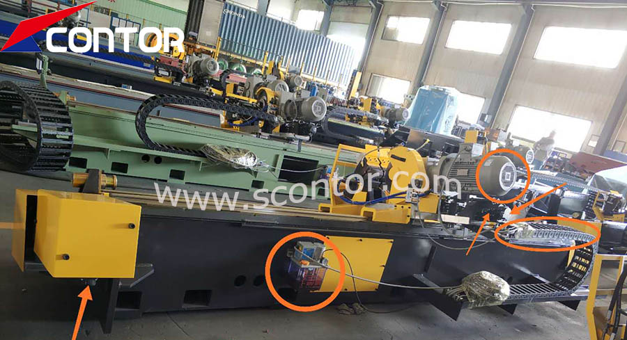 Cold cut saw, Contor
