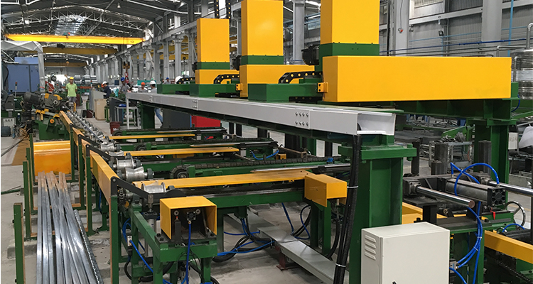 automatic steel tube bundling and packing line 