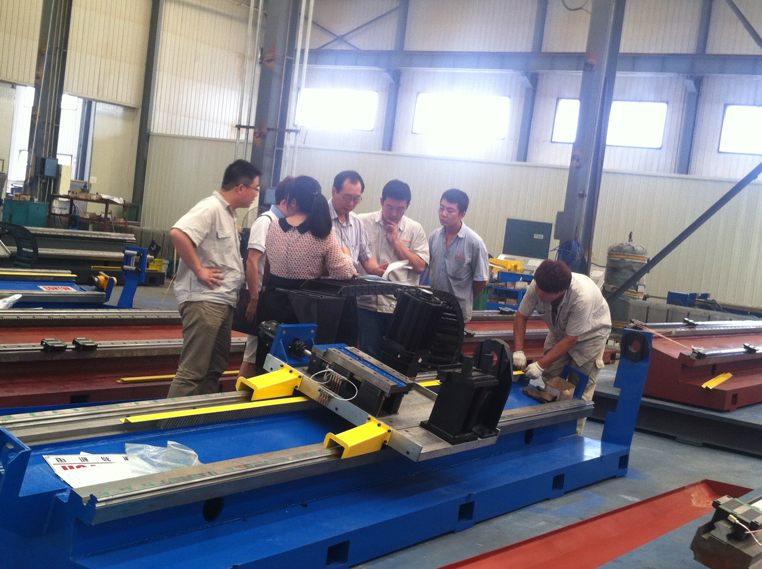 Korean company ordered two sets cold saw