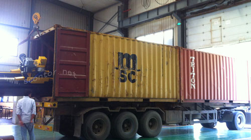 CNC Blade Cutting Machine Shipout to Dubai