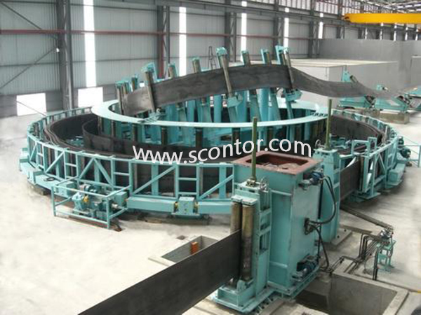 Production of steel pipe equipment