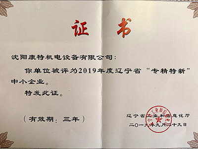 Specialized and Specialized New Enterprises